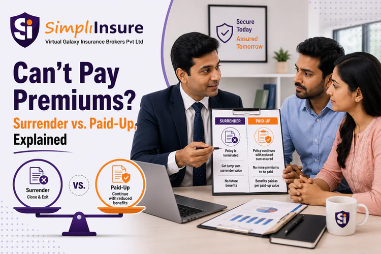 Can't Pay Premiums? Surrender vs. Paid-Up, Explained | SimpliInsure